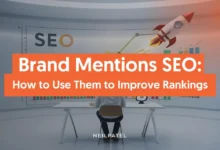 A graphic that says: "Brand Mentions SEO: How To Use Them To Increase Rankings