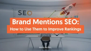 A graphic that says: "Brand Mentions SEO: How To Use Them To Increase Rankings