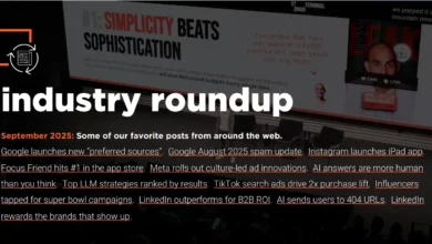 A page saying Industry Roundup September 2025.