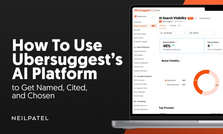 How to Use Ubersuggest’s AI Platform to Get Named, Cited, and Chosen