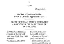 Legal Ethics Roundup: SCOTUS Opens Term With Legal Ethics Argument, New Judicial Anti-Bias Rule & More