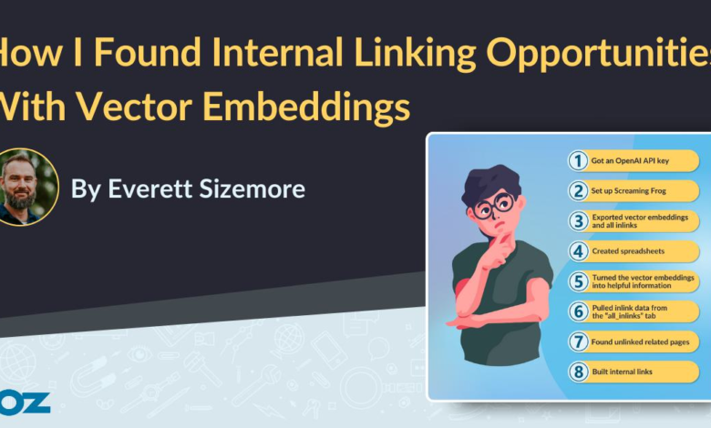 How I Found Internal Linking Opportunities With Vector Embeddings
